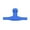 Blue, variant on Yirtree 10 Pieces 2 Way Fish Tank Air Pump Aquaculture T Shape Control Valve Plastic Aquarium Hose Connector for 4 mm Air Tube