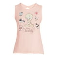 thumbnail image 5 of Looney Tunes Tweety Juniors' Open Back Tank Top, 5 of 5