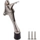 thumbnail image 2 of 2PCS One Touch Kickdown Door Stopper, Door Holder, Heavy Duty Door Stops, Bottom of Door, Height-Adjustable Rubber Tips, 2 of 5