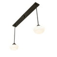 thumbnail image 6 of Meyda Tiffany 254780 2 Light 50" Wide Linear Pendant - Brown, 6 of 7