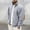 Gray, variant on Men's Lightweight Jacket Regular Fit Cable Knit Full Zip Stand Collar Sweater Jackets with Pockets Khaki Size S