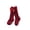 Red, variant on Kids Toddlers Girls Cotton Solid Color Big Bow Knee High Long Soft Letter Embroidery Lace Socks For 0-4 Years