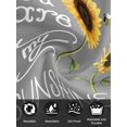 thumbnail image 7 of Sunflowers Cloth Napkins Set of 4 Reusable Dinner Napkins, Modern Bee You Are My Sunshine Grey Cocktail Napkin Washable Table Napkins for Wedding/Holiday Party/Baby Shower 20"x20", 7 of 7