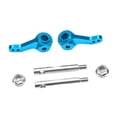 thumbnail image 3 of LeeQinersw 1/10 RC Car Steering Knuckle Arms Set Accessory Professional Spare Parts Durability Aluminum Alloy RC Car Parts for Lunch Box Blue, 3 of 9