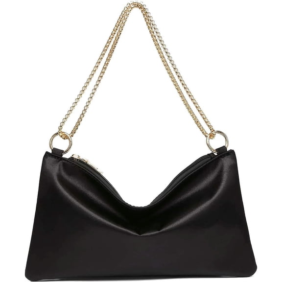 KALAKALA Women's Satin Evening Handbag Shoulder Bag Purse