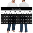 thumbnail image 3 of VV AVEORS Mens Pajama Set Bamboo Viscose Soft Pijamas Sets Plaid Long Sleeve Full Length Pants Pjs Check Sleepwear With Pockets Blue XL, 3 of 7