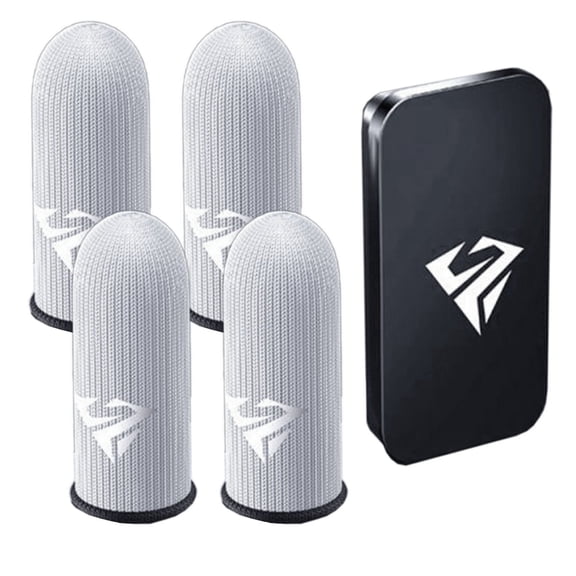 1 Pair Gaming Finger Sleeves Anti-Sweat for Mobile Game Controllers,Breathable Thumb Finger Cots for /