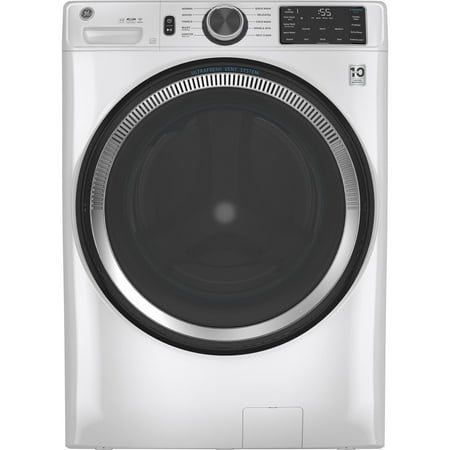 GE GFW550S 28" Wide 4.8 Cu Ft. Front Loading Washing Machines Washer - White