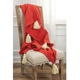 thumbnail image 4 of Rizzy Home Nonsolid Solid Red 50"x60" Throw, 4 of 4