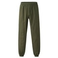 thumbnail image 3 of Ketyyh-chn99 Men Pants Solid Casual Multiple Pockets Outdoor Straight Type Pants Army Green,L, 3 of 5