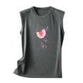 thumbnail image 5 of VKOYWKM Womens Breast Cancer Tank Tops Pink Ribbon Print Breast Cancer Awareness Tank Top Sleeveless Crew Neck Fight Cancer Shirts Inspirational Tank Tops, 5 of 5
