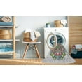 thumbnail image 2 of Ahgly Company Machine Washable Indoor Rectangle Transitional White Gold Area Rugs, 2' x 4', 2 of 7