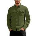 thumbnail image 1 of Ceisia Veste Décontractée Mode Homme Couleur Unie Chaude en Polaire Col à Revers Cadeau Manches Longues, 1 of 8