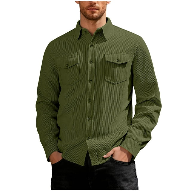 Ceisia Veste Décontractée Mode Homme Couleur Unie Chaude en Polaire Col à Revers Cadeau Manches Longues