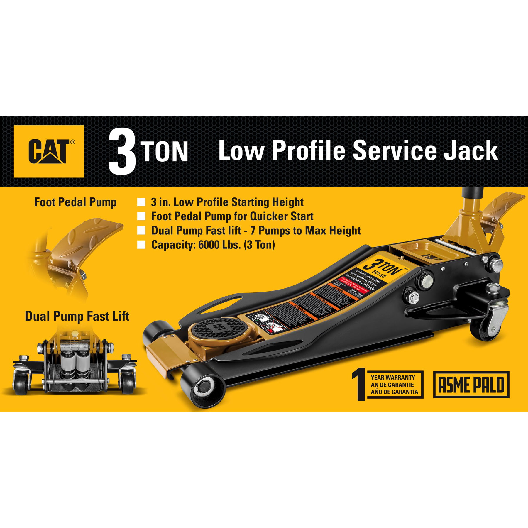 YELLOW CABLE GP63D Profile - Jack/Jack 3m
