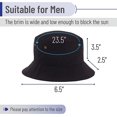 thumbnail image 2 of Mr. Pen- Bucket Hat, Black, Men Bucket Hats, Black Bucket Hats for Men, Bucket Hat Men, Fishing Hats for Men, Men's Bucket Hat, Beach Bucket Hat, Bucket Hat Black, Summer Hats for Men, 2 of 6