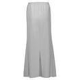 thumbnail image 7 of GEWSEY Womens Maxi Skirt 2025 Casual Flowy Elastic High Waist Long Skirts (Light Gray, XL), 7 of 7