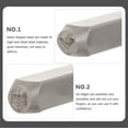 thumbnail image 3 of 12Pcs Steel Professional Heart Shaped Seal Leather Crafts Making Tool for DIY, 3 of 8