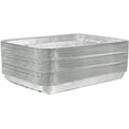thumbnail image 2 of VeZee Disposable Small Broiler Aluminum Pans for Baking & BBQ - Convenient for Easy Cleanup and Delicious Grilling - Perfect for Home and Commercial Use - 50 Counts, 2 of 5
