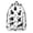 Black Cat and, variant on Cat and Heart White Pattern Backpack for School, Cute School Bag with Adjustable Shoulder Straps and Padded Back, 15.7"x11.8"x5.5"
