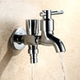 thumbnail image 4 of Dual Use Faucet,G1/2in Single Cold Double Water Faucet Bathroom Accessories Optimized for Excellence, 4 of 12