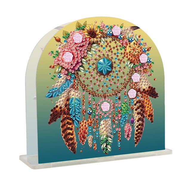 Kit Soporte para Papel Con Pintura Artística Diamante 5D DIY Toalla Acrílica Mesa Del