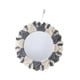 thumbnail image 4 of Espejo de pared colgante de macramé, elegante espejo decorativo redondo hecho a mano para la entrada, Gris blanco, 4 of 9