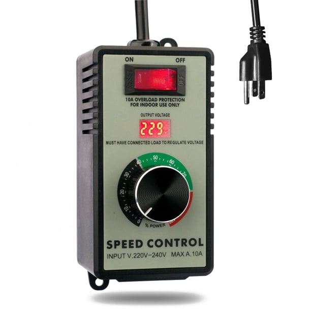 Controlador de velocidad Controlador de velocidad continuo de alta potencia de 4000 W, interruptor, controlador de motor portátil, regulador de voltaje, herramientas eléctricas, gobernador para a