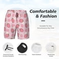 thumbnail image 5 of Balery Strawberries Mens Swim Trunks Swim Shorts for Men Quick Dry Inseam Beach Shorts with Compression Liner Pocket-Medium, 5 of 9
