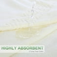thumbnail image 4 of Unique Bargains 4-Pack 100% Cotton Plush Bath Towels 27"x 54" Cream, 4 of 8