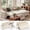 Beige, variant on 81" L-Shaped Sleeper Sofa Bed, Grey Corduroy Pull Out Couch Bed with Reversible Storage Chaise,USB Port,Side Pocket,Tool-Free Assembly