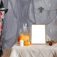 thumbnail image 4 of EBAOKUUP 600 x 40 Inch Large Size Halloween Creepy Cloth- Gray Halloween Spooky Fabric Cloth- Scary Creepy Gauze Cloth for Halloween Party Haunted House Windows Doorways Decorations, 4 of 7