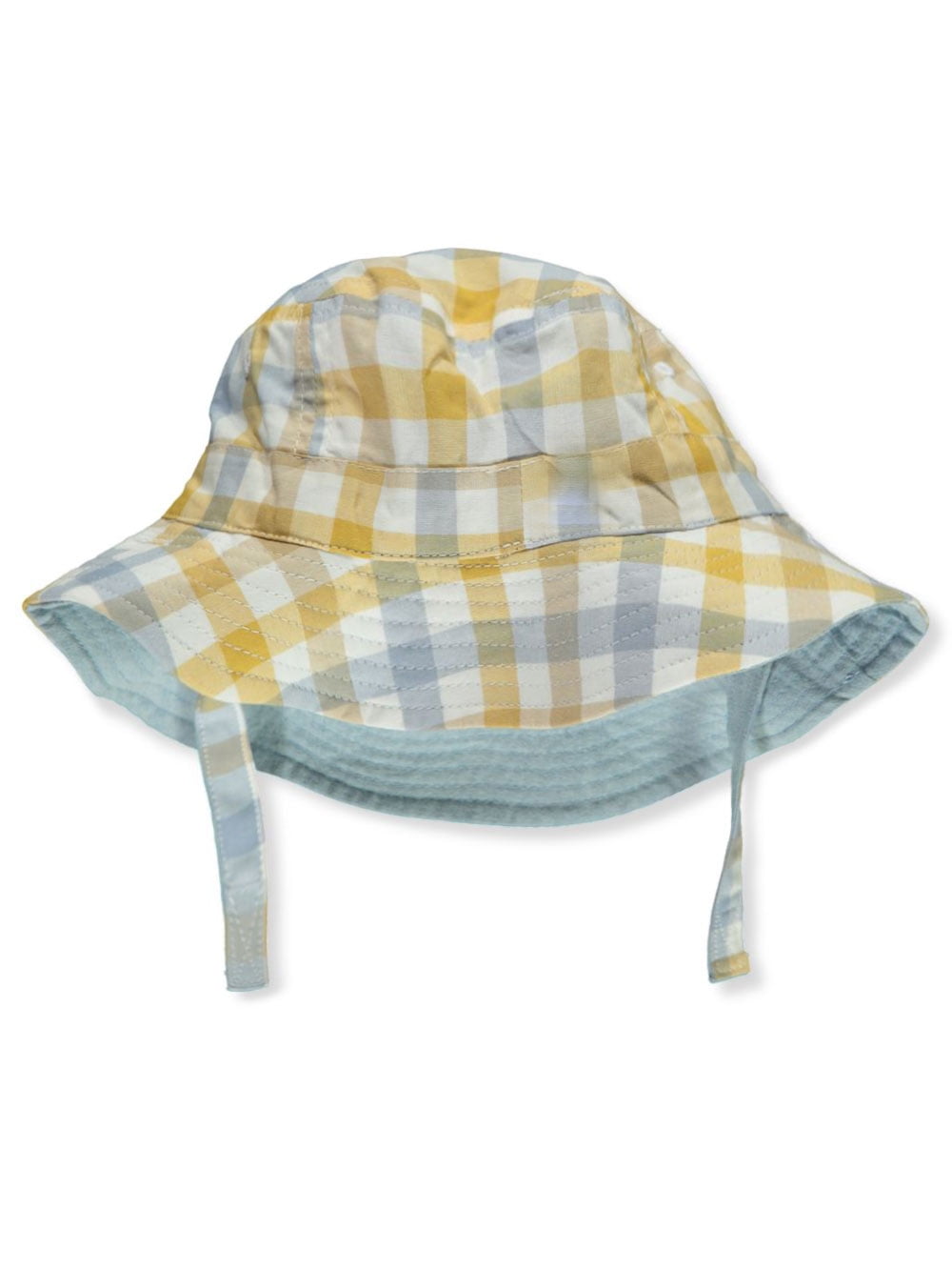 Carter's Baby Boys' Plaid Bucket Hat light blue, 12 24 months