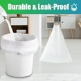thumbnail image 7 of Small Trash Bags 3 Gallon - Drawstring,White Trash Can Liners For Bathroom, Individual Unscented Small Garbage Bags, 45 Count, 7 of 7