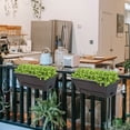 thumbnail image 4 of Zehuanyu Balcony Rail Planter Rack Railing Fence Planter Holder Hanging Bonsai Rack, 4 of 6