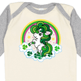 thumbnail image 4 of Inktastic Unicorn St Patricks Day Irish Girls Long Sleeve Baby Bodysuit, 4 of 5