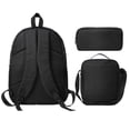 thumbnail image 3 of Best Dad Ever Happy Father's Day Backpack Lunch Bag Pencil Case 3 Pcs Set with Mesh Pocket 02, 3 of 5