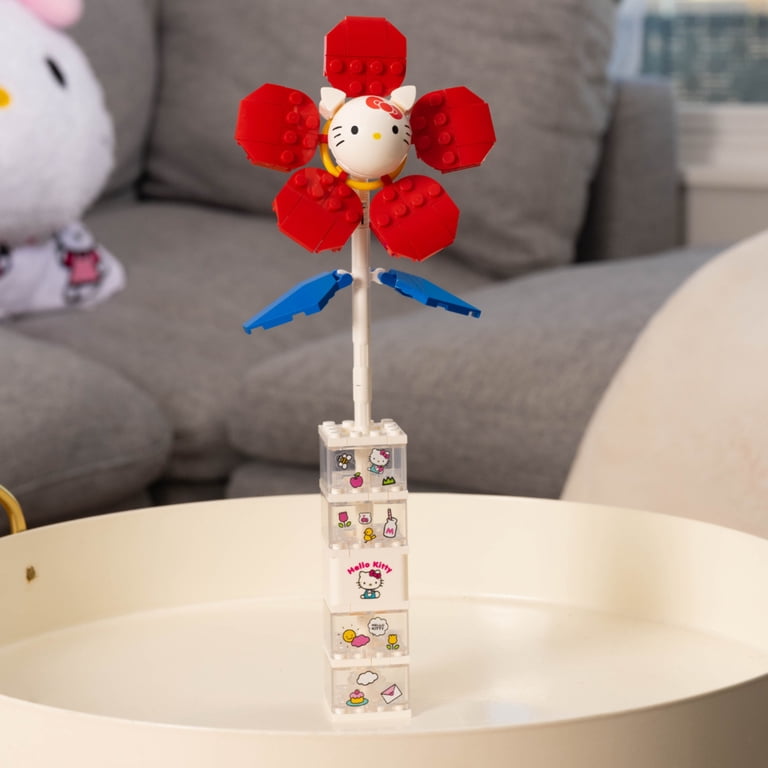 Brickcraft Hello Kitty Flower & Vase Building Set, 115 Pieces photo 2