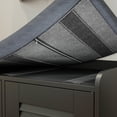 thumbnail image 2 of Barara King Adjustable Shoe Storage Bench with Cabinet Doors, 28.74" Entryway Seat with Cushion for Organizing, Black, 2 of 8