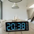 thumbnail image 4 of Oliegs Digital Alarm Clock Electronic Clock Functional LED Clock Children S Bedside Silent Clock 2.5x15.5x6.3cm, 4 of 5