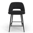 thumbnail image 6 of Pemberly Row Modern Counter Height Stools (Set of 2) in Black, 6 of 7