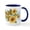 White/Navy Inside, variant on CafePress - Sunflower Mug - 11 oz Ceramic Mug - Novelty Coffee Tea Cup