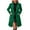 Green, variant on Womens Long Wool Coats Fall Winter Trench Coat Peacoat Dress Jackets Yellow XL(XL)