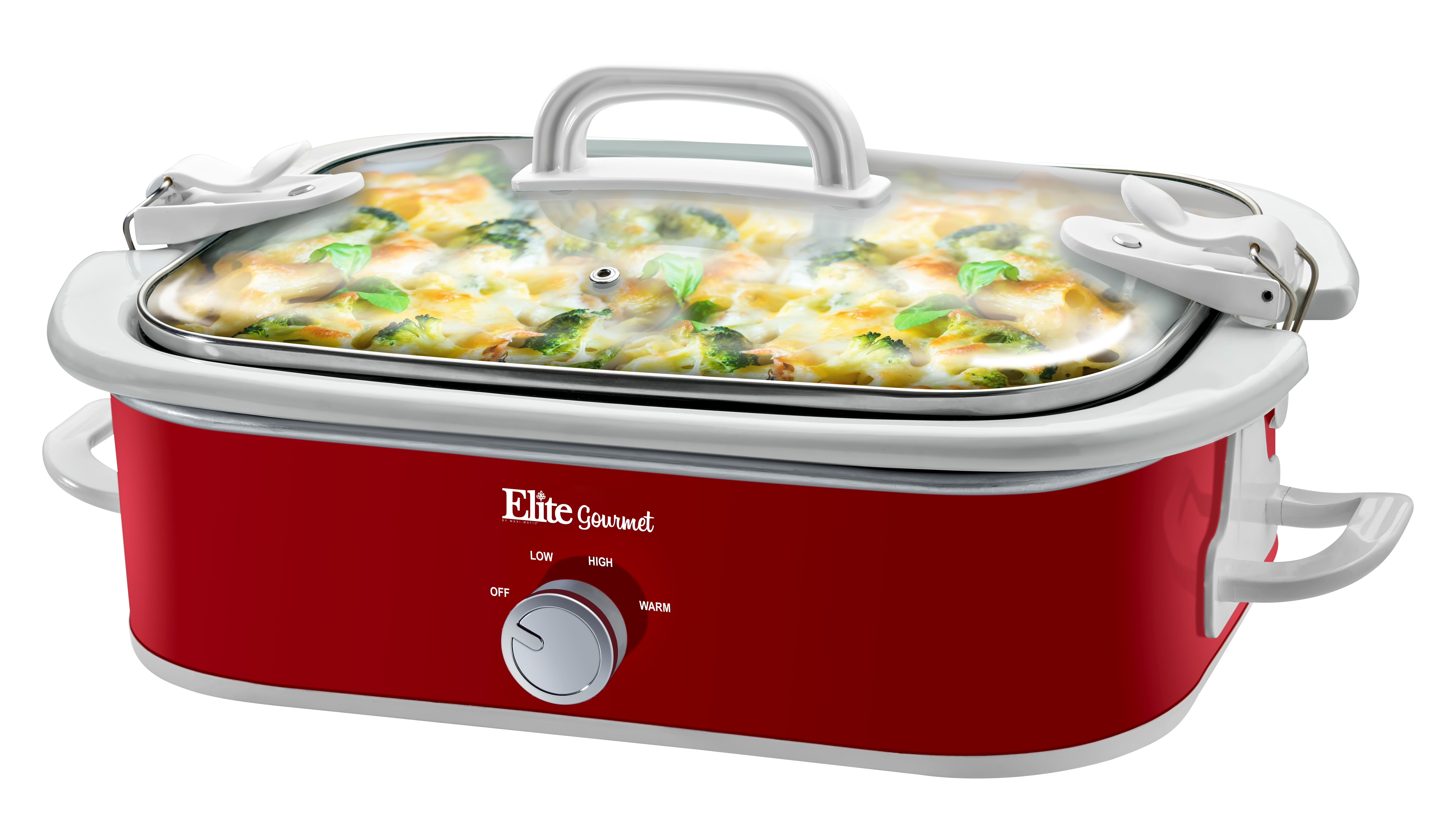Elite MST5240 3.5Qt. Slow Cooker with Locking Lid