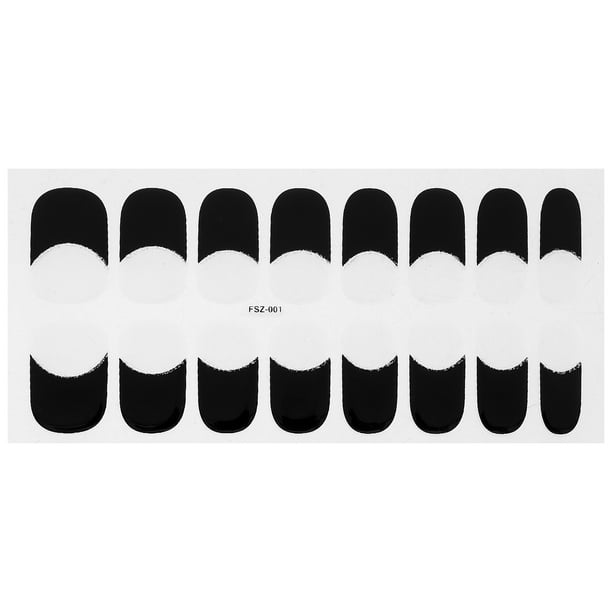 juego de pegatinas autoadhesivas para uñas, práctica calcomanía decorativa para decoración.