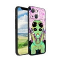 thumbnail image 1 of Compatible with iPhone 13 Phone Case, Psychedelic-Trippy-Alien-Art-Visuals-Colours27 Case Men Women, Flexible Silicone Shockproof Case for iPhone 13, 1 of 1