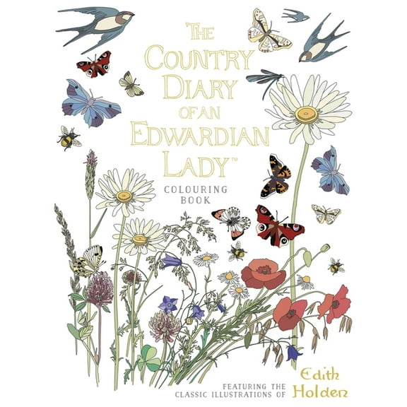 The Country Diary of an Edwardian Lady Colouring Book (Paperback)