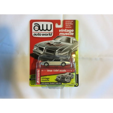 Auto World 1:64 Scale Premium Series 1976 Pontiac Firebird Trans Am Diecast Car