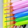 thumbnail image 2 of Inteprter Globos de látex para toda ocasión Extra largos y elásticos Seguros Colores brillantes Inflados a 75-86 cm Adecuados para todas las Kits de decoración para fiestas, 2 of 6