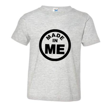 

PleaseMeTees™ Toddler From Born Made In Maine Me Logo Label Tag HQ Tee